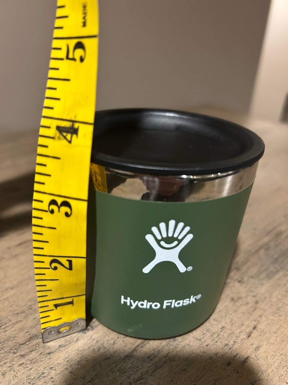 Hydro Flask Green Insulated Cup with Black Lid - Picture 2 of 4